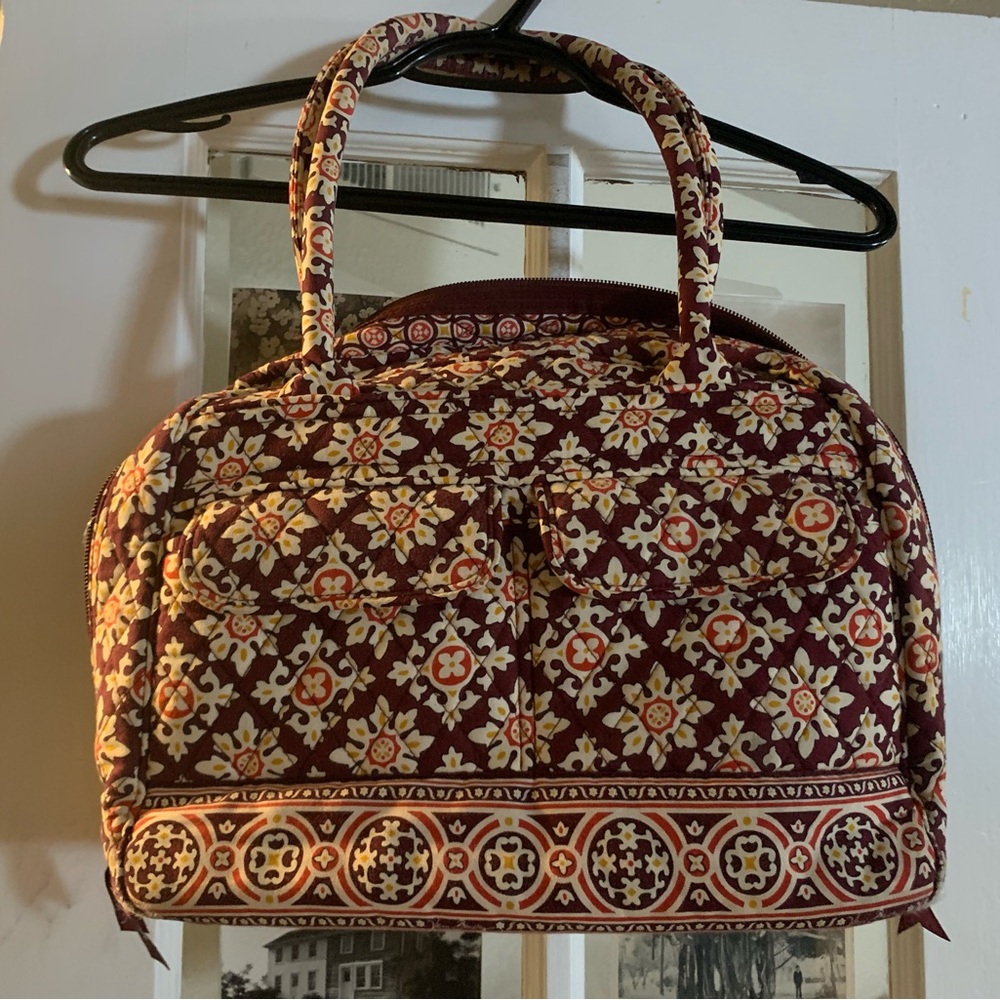 Vera Bradley Medallion Handbag- retired pattern 14 inches